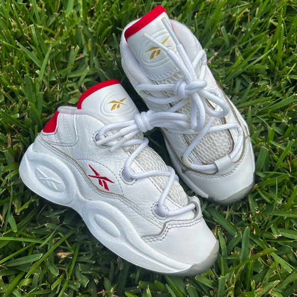 CLEAN Reebok Question size 10c Dr. J Iverson Toddler Shoes - Picture 1 of 12